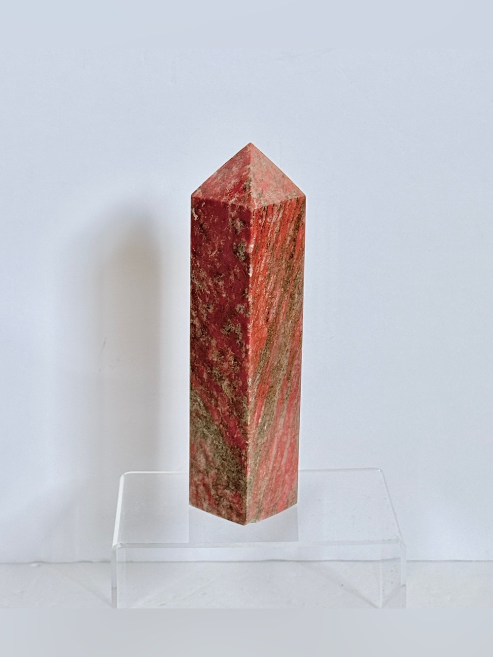 Red Sesame Jasper Tower – 4 Sided Polished Crystal Point 6.5” 479g